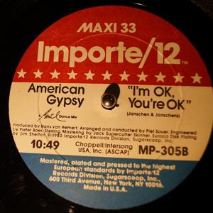Back Cover Single American Gypsy - I'm OK, You're OK