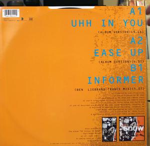 Back Cover Single Snow - uhh in you