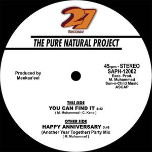 Back Cover Single Sugar / Pure Natural Project - Happy Anniversary