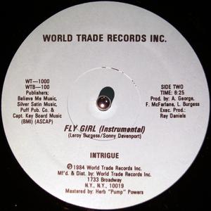 Back Cover Single Intrigue - Fly Girl