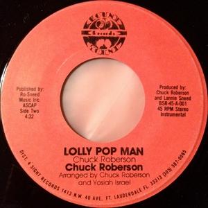 Back Cover Single Chuck Roberson - Lolly Pop Man