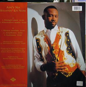 Back Cover Single Mike Davis - Ain't No Stoppin' Us Now