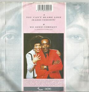 Back Cover Single Thomas And Taylor - You Can't Blame Love