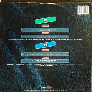 Back Cover Single Timex Social Club - Rumors