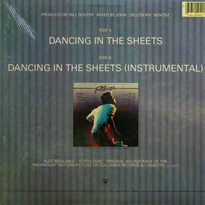 Back Cover Single Shalamar - Dancing In The Sheets