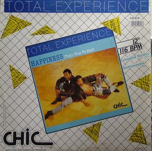 Back Cover Single Total Experience - Happiness (that's What We Need)
