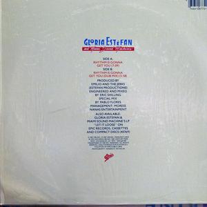 Back Cover Single Gloria Estefan - Rhythm Is Gonna Get You