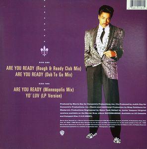 Back Cover Single Morris Day - Are You Ready