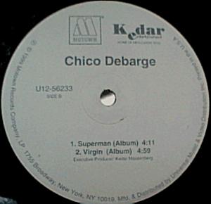 Back Cover Single Chico Debarge - Soopaman Lover
