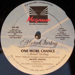 Back Cover Single Michael Sterling - One More Chance
