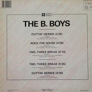 Back Cover Single The B-boys - Cuttin' Herbie