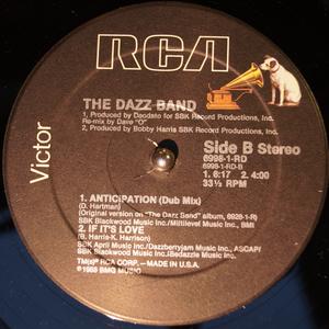 Back Cover Single The Dazz Band - Anticipation