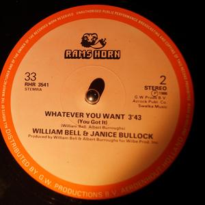 Back Cover Single William Bell - I Don't Want To Wake Up