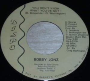 Back Cover Single Bobby Jonz - Win Your Love