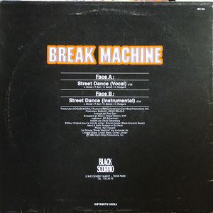 Back Cover Single Break Machine - Street Dance