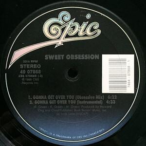 Back Cover Single Sweet Obsession - Gonna Get Over You
