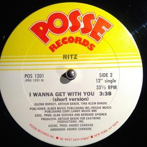 Back Cover Single Ritz - I Wanna Get With You