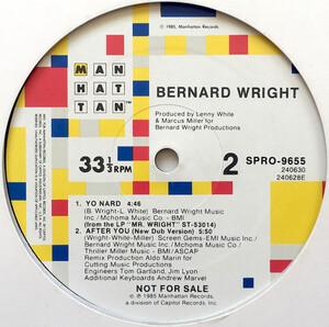 Back Cover Single Bernard Wright - After You (New Mix)
