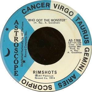 Back Cover Single The Rimshots - Dance Girl