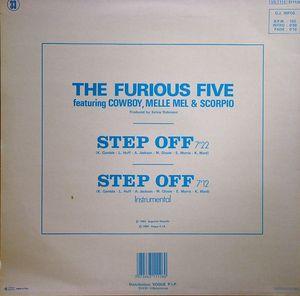 Back Cover Single The Furious Five - Step Off