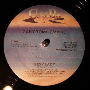 Back Cover Single Gary Toms Empire - Sexy Lady
