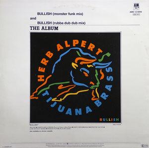 Back Cover Single Herb Alpert - Bullish