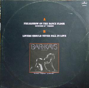 Back Cover Single The Bar Kays - Freakshow On The Dance Floor