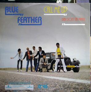Back Cover Single Blue Feather - Call Me Up