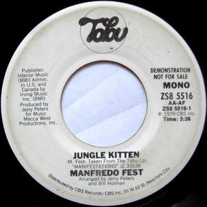 Back Cover Single Manfredo Fest - Jungle Kitten