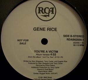 Back Cover Single Gene Rice - You're A Victim
