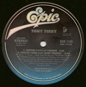 Back Cover Single Tony Terry - Forever Yours