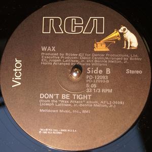 Back Cover Single Wax - Got To Be