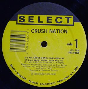 Back Cover Single Crush Nation - But I Was Cool,It's All About Money