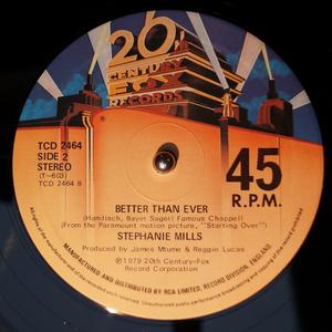 Back Cover Single Stephanie Mills - D-a-n-c-i-n'