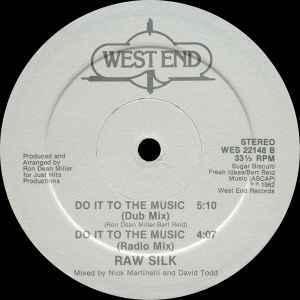 Back Cover Single Raw Silk - Do It To The Music