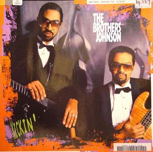 Album  Cover The Brothers Johnson - Kickin' on A&M Records from 1986