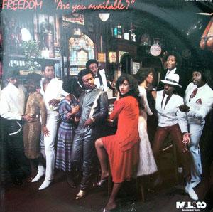 Album  Cover Freedom - Are You Available on MALACO Records from 1984