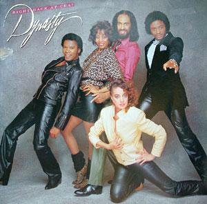 Album  Cover Dynasty - Right Back At Cha! on SOLAR Records from 1982