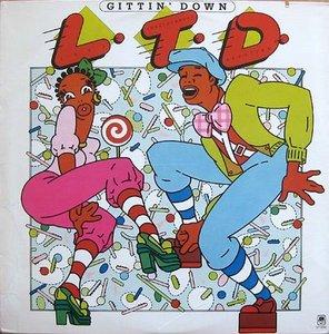 Album  Cover L.t.d. - Gittin' Down on A&M Records from 1975