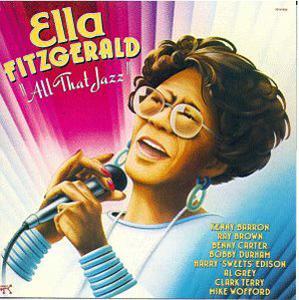 Album  Cover Ella Fitzgerald - All That Jazz on PABLO Records from 1989