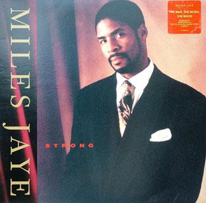 Album  Cover Miles Jaye - Strong on ISLAND Records from 1991