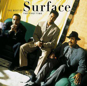 Album  Cover Surface - The First Time on SONY Records from 1990