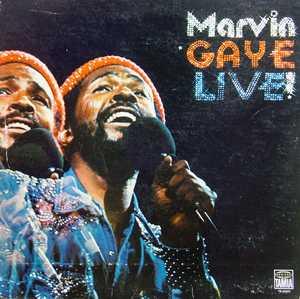 Album  Cover Marvin Gaye - Marvin Gaye Live! on TAMLA Records from 1974