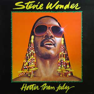 Album  Cover Stevie Wonder - Hotter Than July on TAMLA Records from 1980