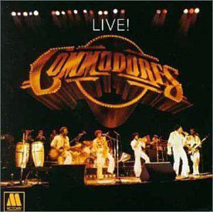 Front Cover Album Commodores - Commodores Live!