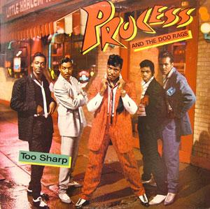 Album  Cover Process And The Doo Rags - Too Sharp on COLUMBIA Records from 1985