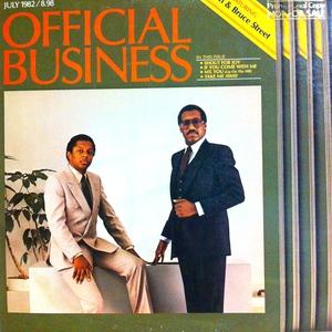 Album  Cover Dunn & Bruce Street - Official Business on DEVAKI Records from 1982