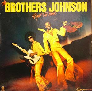 Front Cover Album The Brothers Johnson - Right On Time Front Cover Album The Brothers Johnson - Right On Time