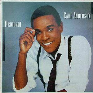 Album  Cover Carl Anderson - Protocol on EPIC Records from 1985