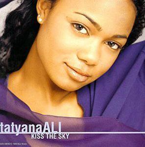 Album  Cover Tatyana Ali - Kiss The Sky on MJJ MUSIC Records from 1998